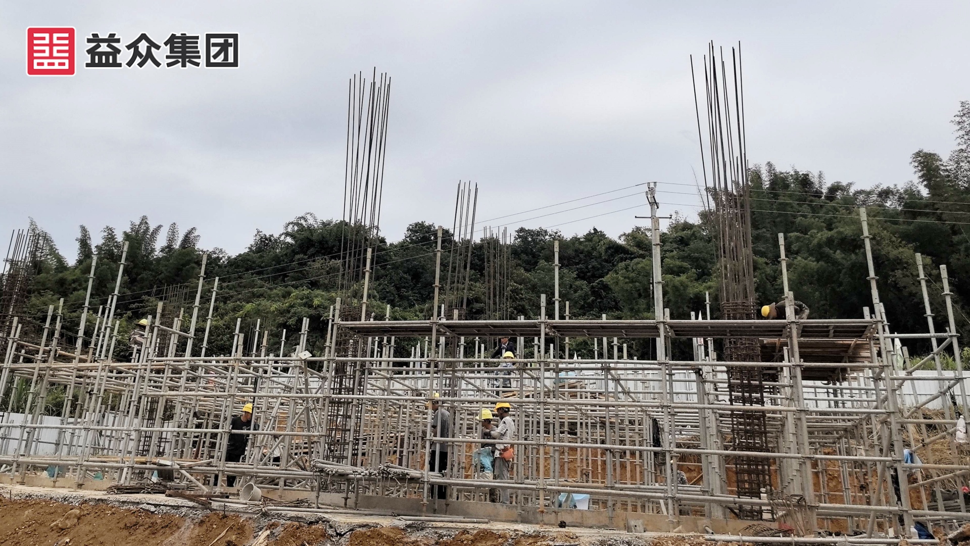 配電間、污泥脫水間支模架搭設(shè)_副本